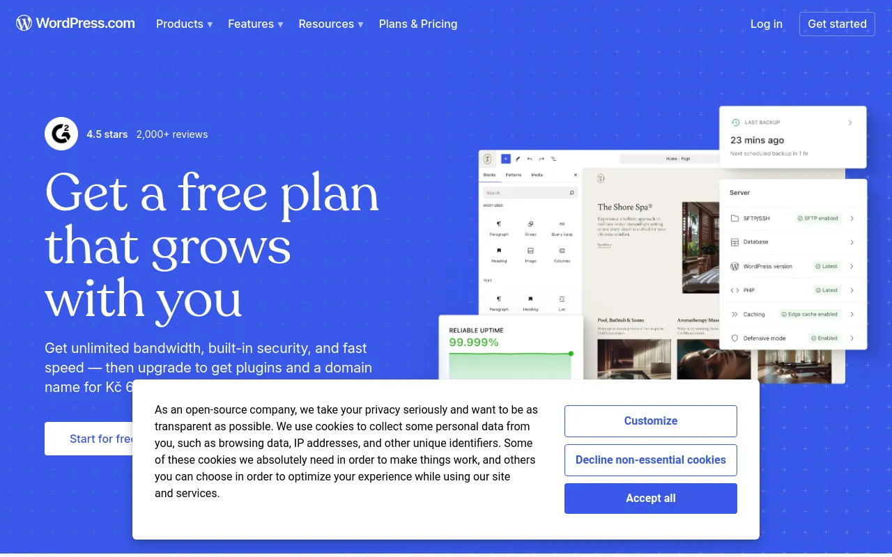 WordPress.com screenshot